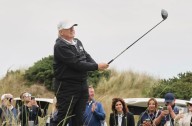 Trump Receives Cheers and Chants of ‘USA’ as He Arrives at Ryder Cup