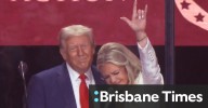 Mourners including US President Donald Trump gather for Charlie Kirk memorial