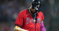 Acuña batting seventh as DH with Absent Ozuna for game 2 vs the Cubs