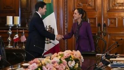 Sheinbaum se reúne con Marco Rubio: Hablarán de cooperación en seguridad en la frontera