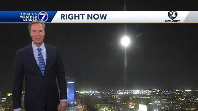 Full corn moon over Omaha tonight