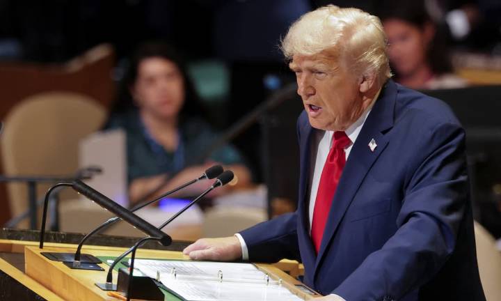 Donald Trump launches fresh attack on Sadiq Khan and claims London 'wants to go to Sharia law' in UN speech