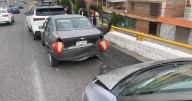 Un lesionado, en carambola sobre carretera a Rioverde