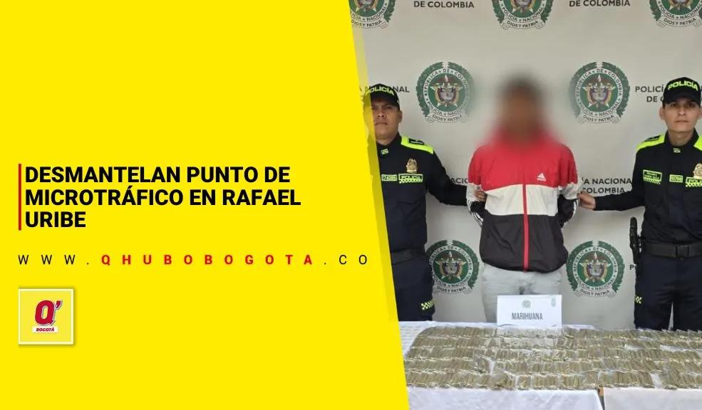Desmantelan punto de microtráfico en la 'Calle El Tango' de Rafael Uribe