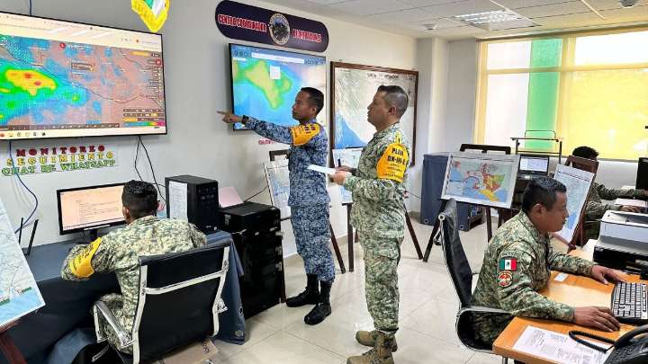 Defensa activa fase preventiva por posible formación de ciclón frente a costas de Guerrero