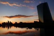 Euro zone current account surplus narrows
