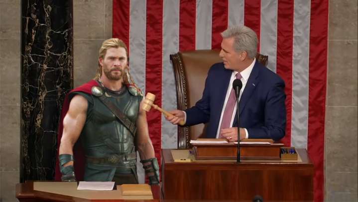 Asgardian Immigrant Only One Found Worthy Of Wielding Congressional Gavel