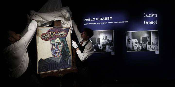 Aparece un retrato de Picasso de Dora Maar desconocido