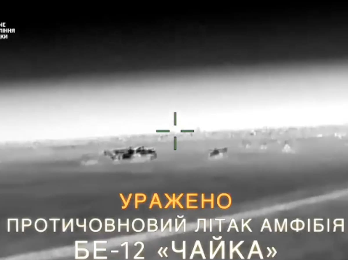 Video. Así fue el ataque de los aviones anfibios rusos en Crimea