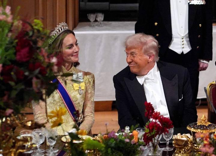 “Uno de los mayores honores de mi vida”. Los invitados, el menú y los elogios de Trump en el fastuoso banquete real que le ofrecieron en Windosr