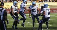 Hajrullahu's game-winning boot caps wild Argos Labour Day win over Ticats