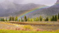 Photographer Captures Rare Snowbow Near Brooks Lake Lodge