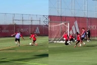 Sevilla destacó golazo de Sánchez en entrenamiento: “Las maravillas de Alexis”