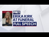 Erika Kirk mourns husband at Charlie Kirk's funeral