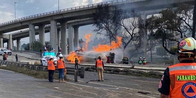 Explosión de pipa de gas en Iztapalapa deja al menos 57 heridos