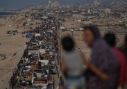 Israel destroys evacuated health center in Gaza City, medics say