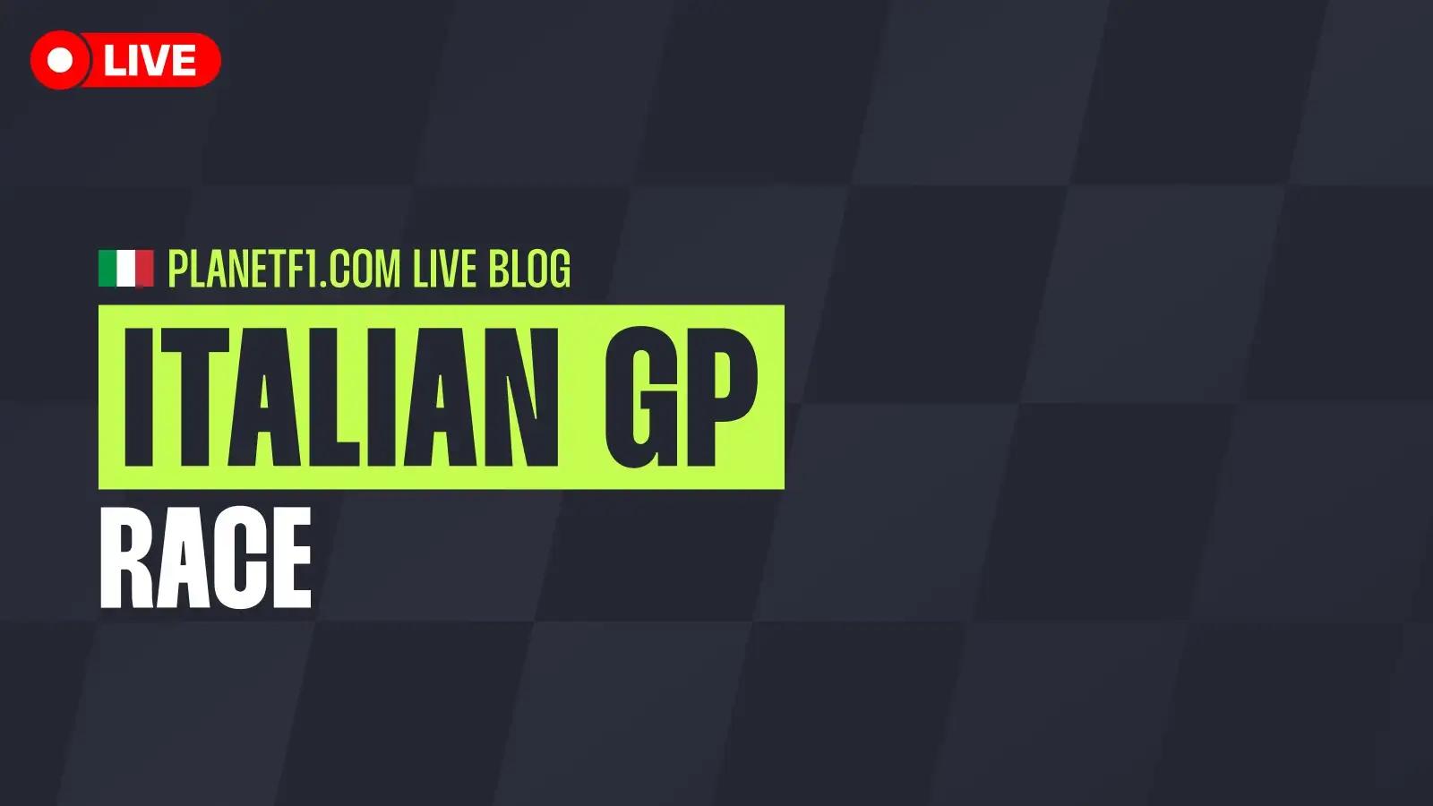 F1 LIVE: All the action as it happened from the Italian Grand Prix