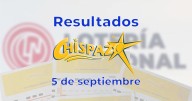 Resultados del Chispazo de hoy 5 de septiembre del 2025. Ve los números ganadores