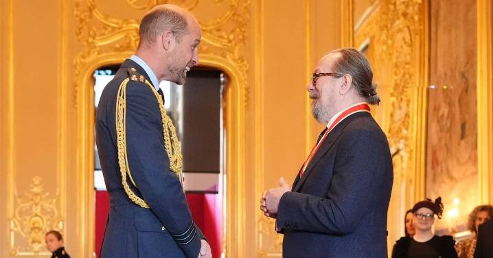 Prince William reveals favourite TV shows and films while giving Gary Oldman knighthood