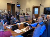 Nana nana boo boo: Bibb and Council prez Griffin trade childish barbs instead of talking