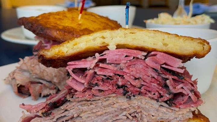 This bread-less sandwich was the best thing we ate this week