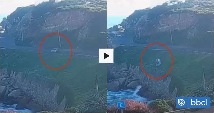 VIDEO | Captan momento exacto en que jeep pierde el control y desbarranca en Concón