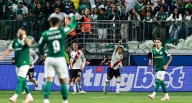 ¡Golazo de River en Brasil! Maxi Salas abrió el marcador y la serie ante Palmeiras se puso al rojo vivo [VIDEO] El delantero ex-Racing silenció el Allianz Parque con un tremendo cabezazo a los ocho mi