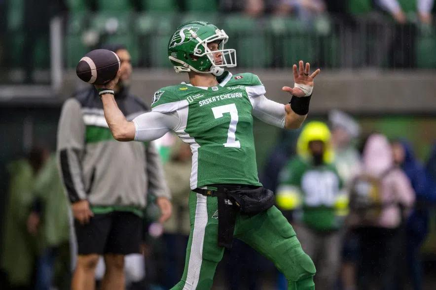 Riders head to Edmonton to take on Elks as final stretch begins