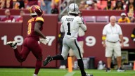 Raiders QB Geno Smith spreading the wealth with his receivers