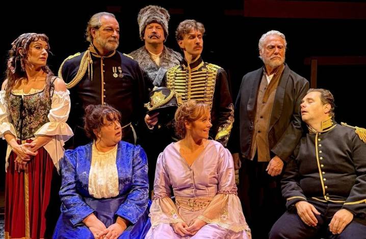 “Arms and the Man” – witty and romantic comedy at Lamb’s Players Theatre