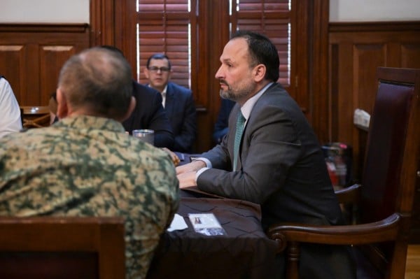 Video.- Realizan Mesa de Seguridad en Palacio de Gobierno