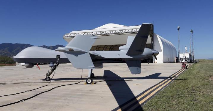 Inside the windowless shipping container where drone pilots hunt migrants on the Southern border