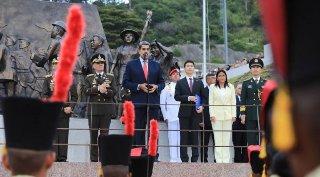 Venezuela devela monumento por 80 años de la Victoria China ante el fascismo