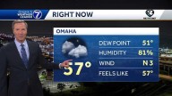 Cooling off tonight in Omaha