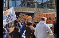 Javier Milei en Ushuaia suspendió la caminata prevista por las protestas: “No sos bienvenido”