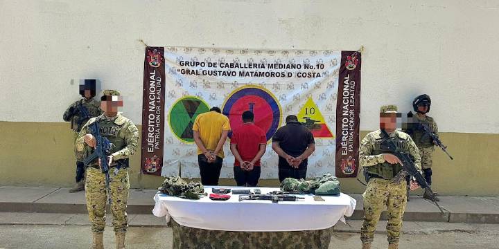 Alias Kéiner, Toro y Mingo, integrantes del Eln en Maicao, La Guajira, fueron capturados por extorsión, secuestro y asesinato