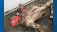 Trump-Epstein statue retrieved but not back on the National Mall