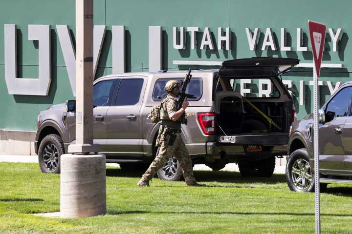 LIVE: Officials give update; Charlie Kirk dies after shot while visiting Utah university, Trump says