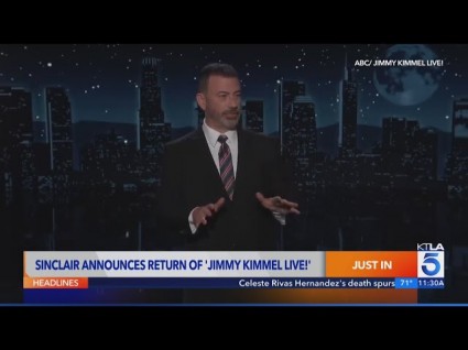 Sinclair Folds Like A Cheap MAGA Suit, Ends Preemption Of Jimmy Kimmel