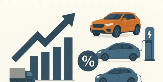 Venta de vehículos nuevos en Colombia creció 29% en agosto 