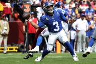 Giants fans left unimpressed with Russell Wilson, already calling for Jaxson Dart