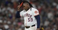 Framber Valdez apologizes to César Salazar after hitting him with a pitch