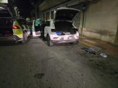 Interceptan en El Campello un vehículo con matriculada manipulada por un buscado por la justicia