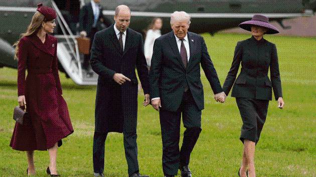 Trump arrives for UK state visit, welcomed by king, prince at Windsor Castle