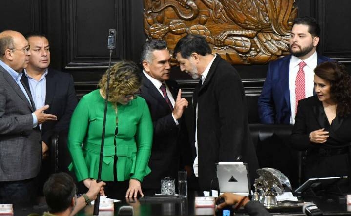 FGR investiga agresión de Alito Moreno contra Noroña; realizará reconstrucción de los hechos en la Comisión Permanente