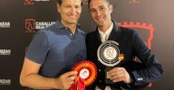 El jinete cordobés Juan de Dios Ramírez y su caballo Charro, ganadores del Gran Premio del Concurso Nacional de Doma Clásica de Cabalcor 2025