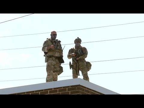 Federal agents fire pepper balls at protesters at Broadview ICE facility