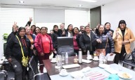 El jefe de Gabinete Ferreira recibió a mujeres indígenas en su día