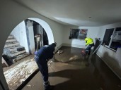 Desborde del río Tlautla afecta vivienda en Tepeji del Río