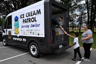 Freeze! Police ice cream trucks seek to portray officers in a positive light
